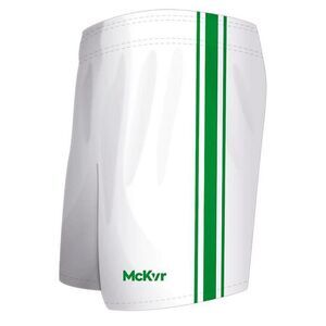 McKeever Childrens/Kids Core 22 Youth GAA Shorts / White/Green